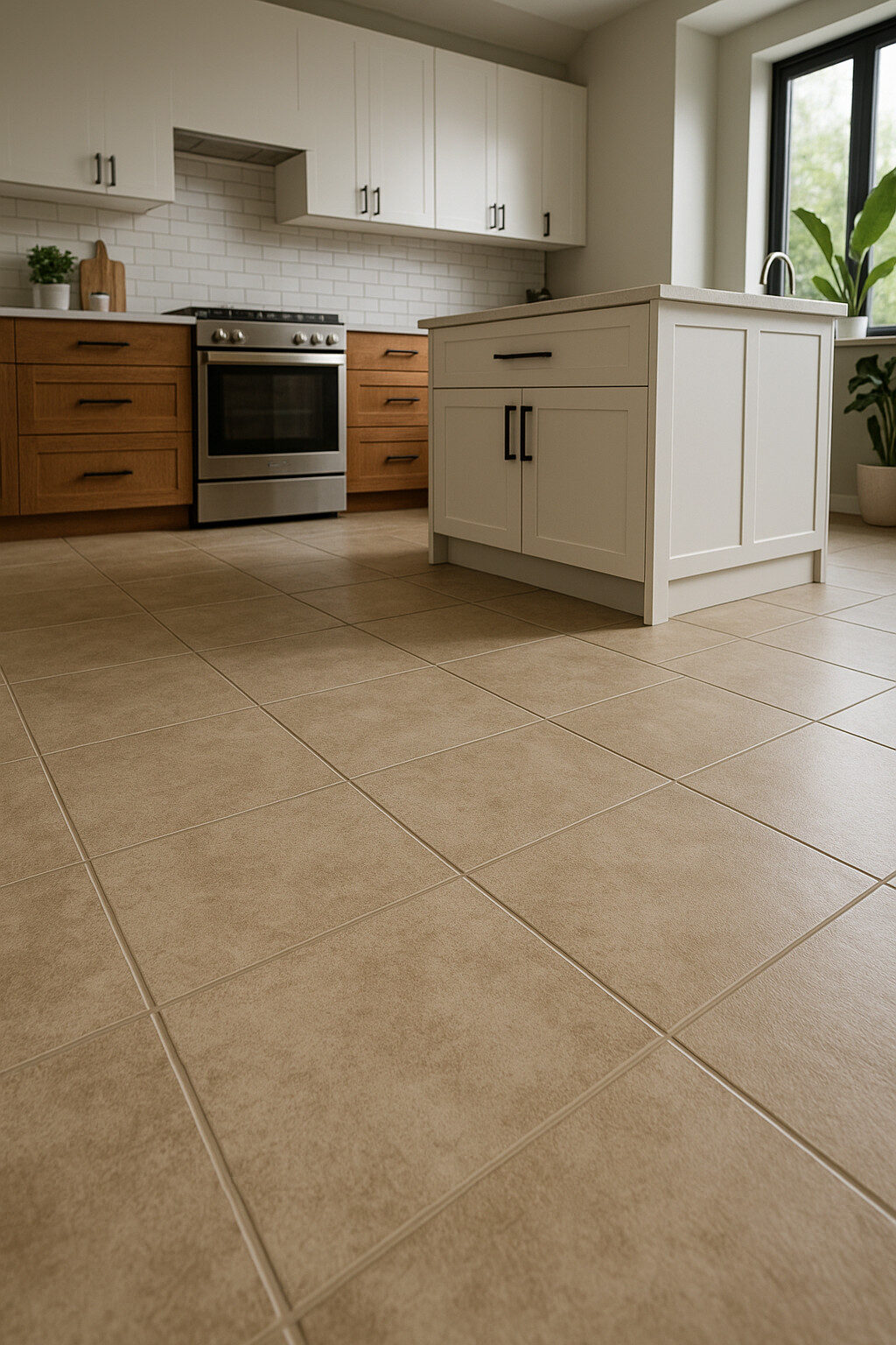 Tile Flooring in Kitchen
